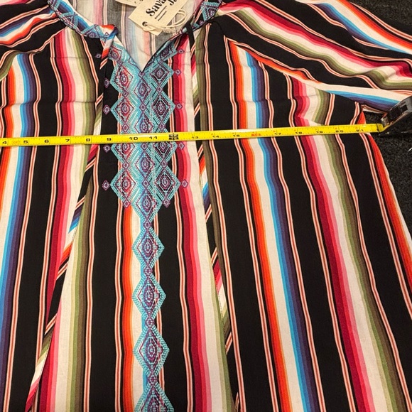 NWT! Savanna Jane Multicolor Striped Boutique Women's Top 🤩 - Picture 8 of 9